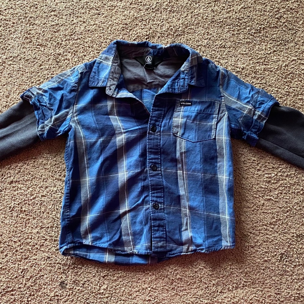 Volcom long sleeve button up